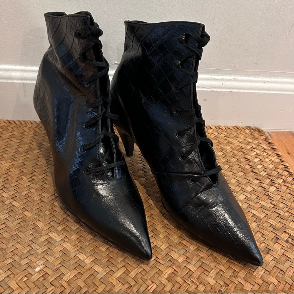 Saint Laurent Kiki Ankle Boots - Picture 3 of 9